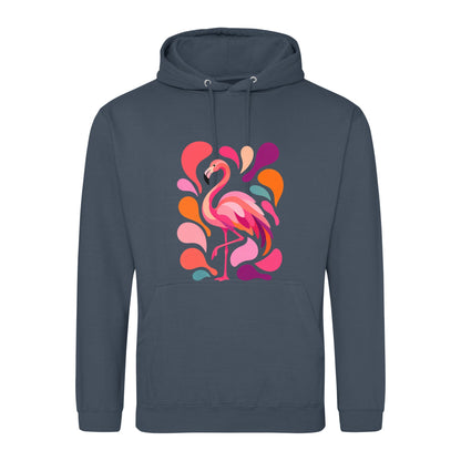 Blush in Motion Adult Hoodie - Freeform Fauna Airforce Blue colour variant image