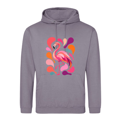 Blush in Motion Adult Hoodie - Freeform Fauna Dusty Lilac colour variant image
