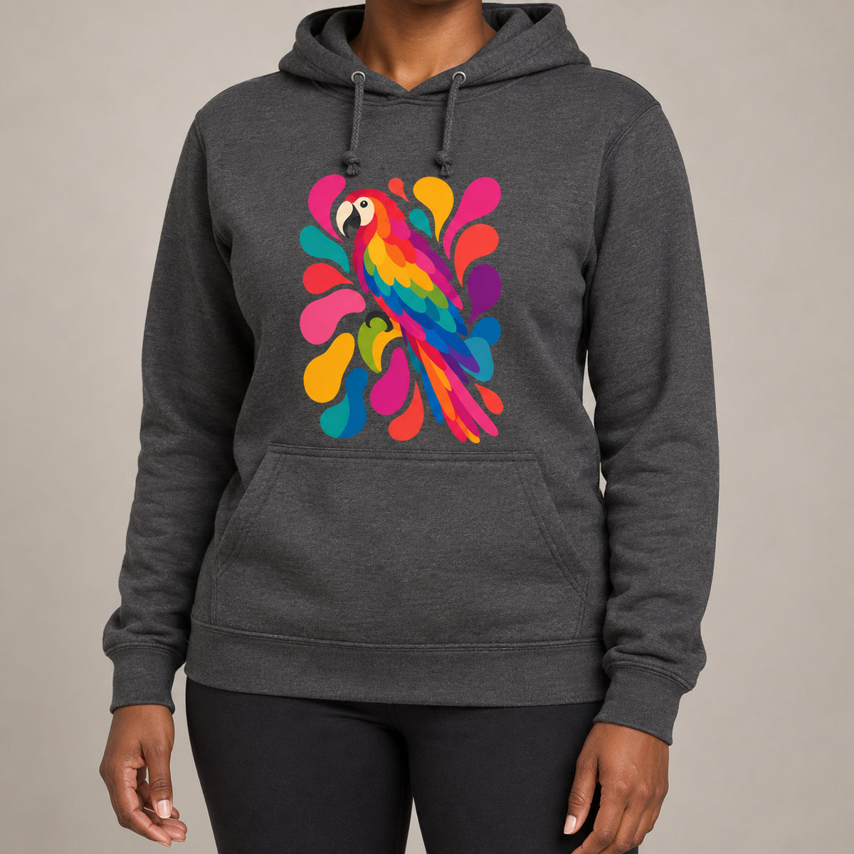 Tropical Burst Adult Hoodie - Freeform Fauna lead image