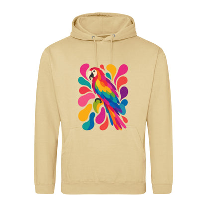 Tropical Burst Adult Hoodie - Freeform Fauna Desert Sand colour variant image