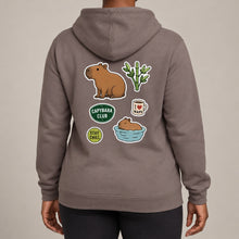 Capybara Chill Club Adult Hoodie - Badges of the Wild lead image