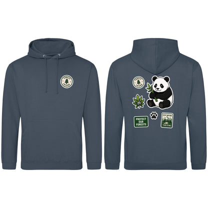 Forest Protector Adult Hoodie - Badges of the Wild Airforce Blue colour variant image