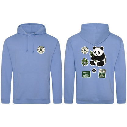 Forest Protector Adult Hoodie - Badges of the Wild Cornflower Blue colour variant image