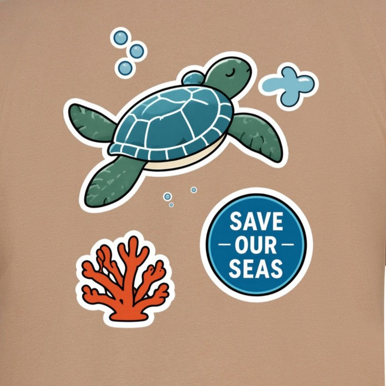Save Our Seas Adult Hoodie - Badges of the Wild gallery image 2