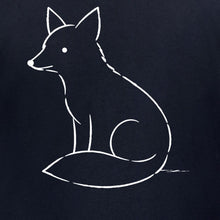 Poised Fox Adult Sweatshirt - Wild Lines gallery image 2