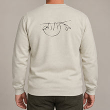 Hanging Sloth Adult Sweatshirt - Wild Lines lead image