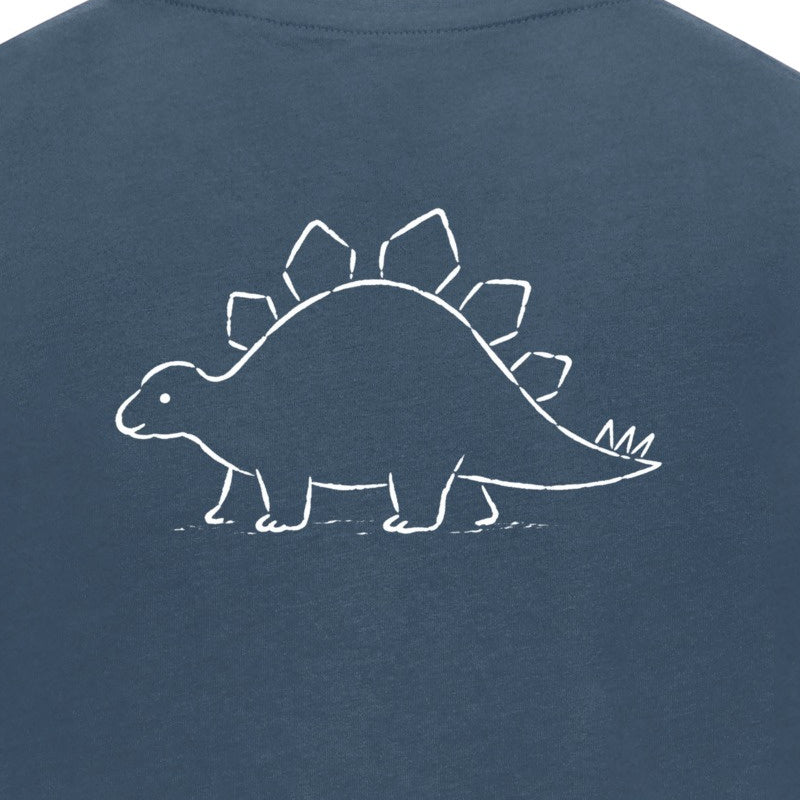 Stepping Stegosaurus Adult Sweatshirt - Wild Lines gallery image 2