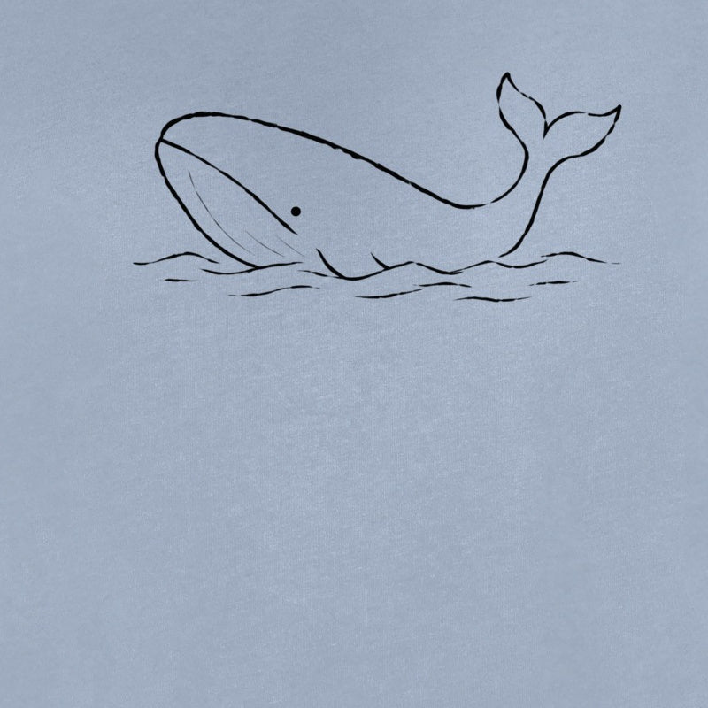 Drifting Whale Adult Sweatshirt - Wild Lines gallery image 2