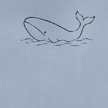 Drifting Whale Adult Sweatshirt - Wild Lines gallery image 2