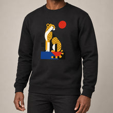 Poised Cheetah Adult Sweatshirt - Modern Menagerie lead image