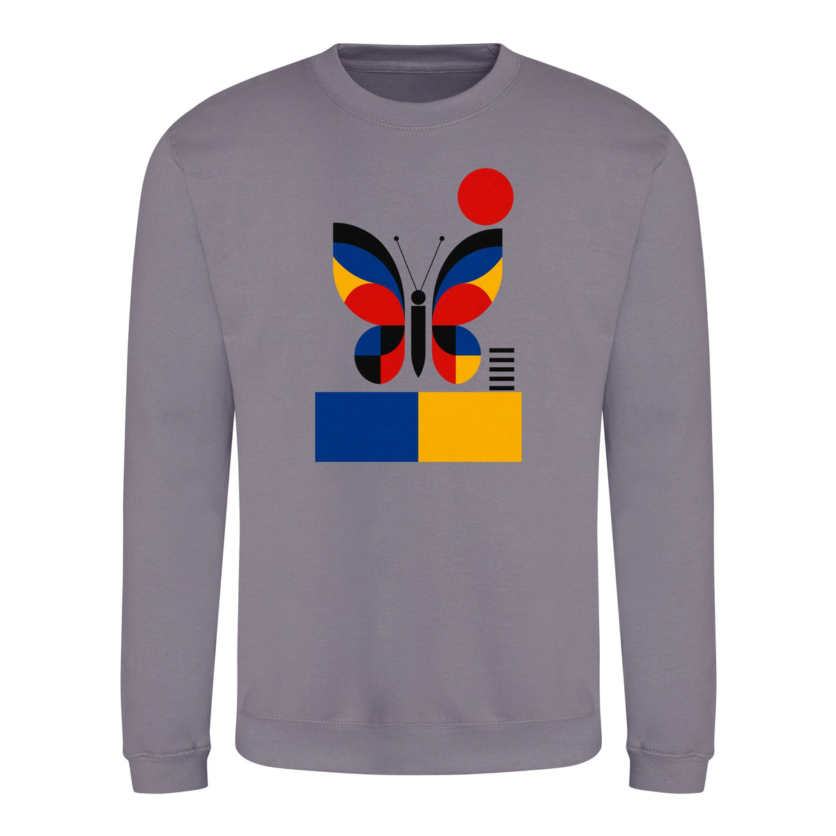 Butterfly in Balance Adult Sweatshirt - Modern Menagerie Dusty Lilac colour variant image