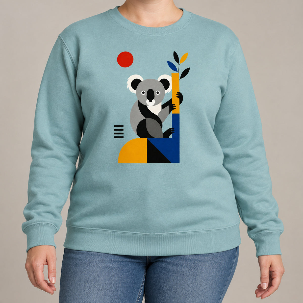 Climbing Koala Adult Sweatshirt - Modern Menagerie lead image