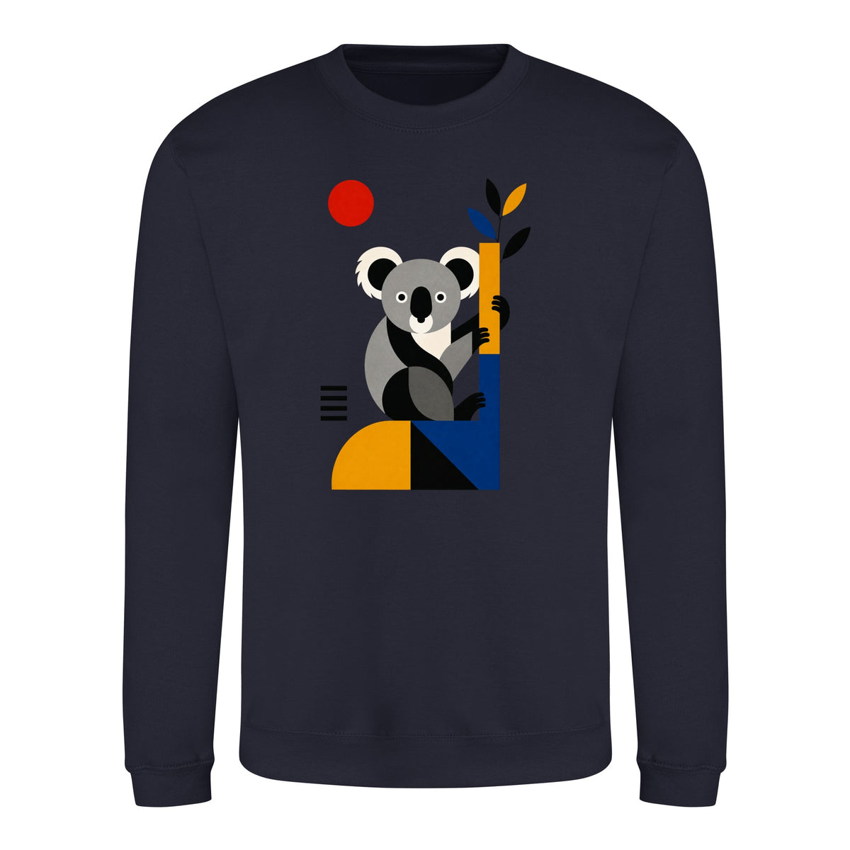 Climbing Koala Adult Sweatshirt - Modern Menagerie French Navy colour variant image