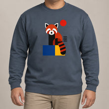Red Panda Poise Adult Sweatshirt - Modern Menagerie lead image