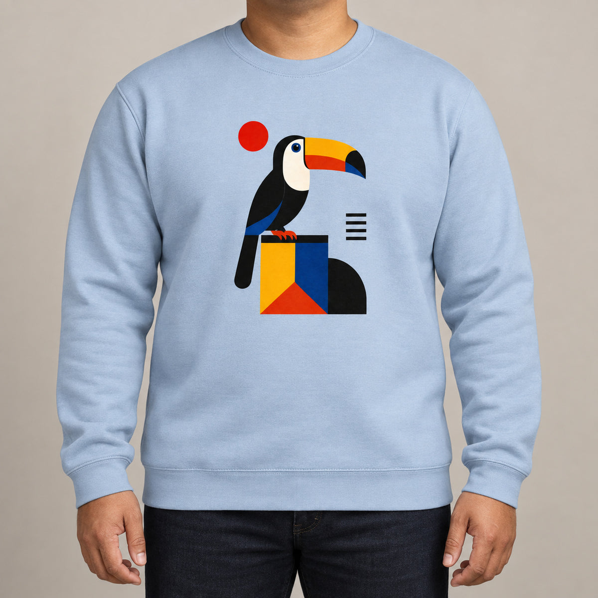 Toucan Tower Adult Sweatshirt - Modern Menagerie lead image