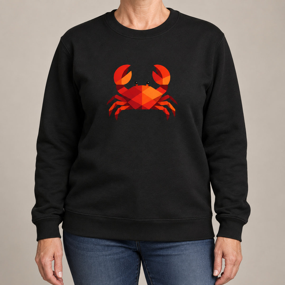 Crab in Crimson Adult Sweatshirt - Prism Kingdom lead image