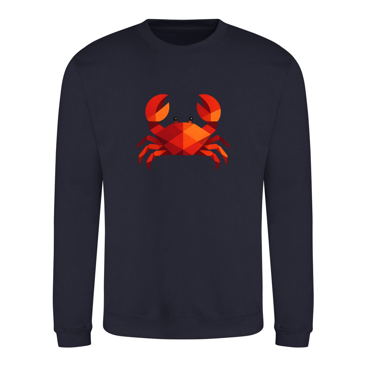 Crab in Crimson Adult Sweatshirt - Prism Kingdom French Navy colour variant image