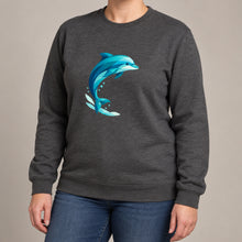 Dolphin in Motion Adult Sweatshirt - Prism Kingdom lead image