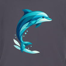 Dolphin in Motion Adult Sweatshirt - Prism Kingdom gallery image 2