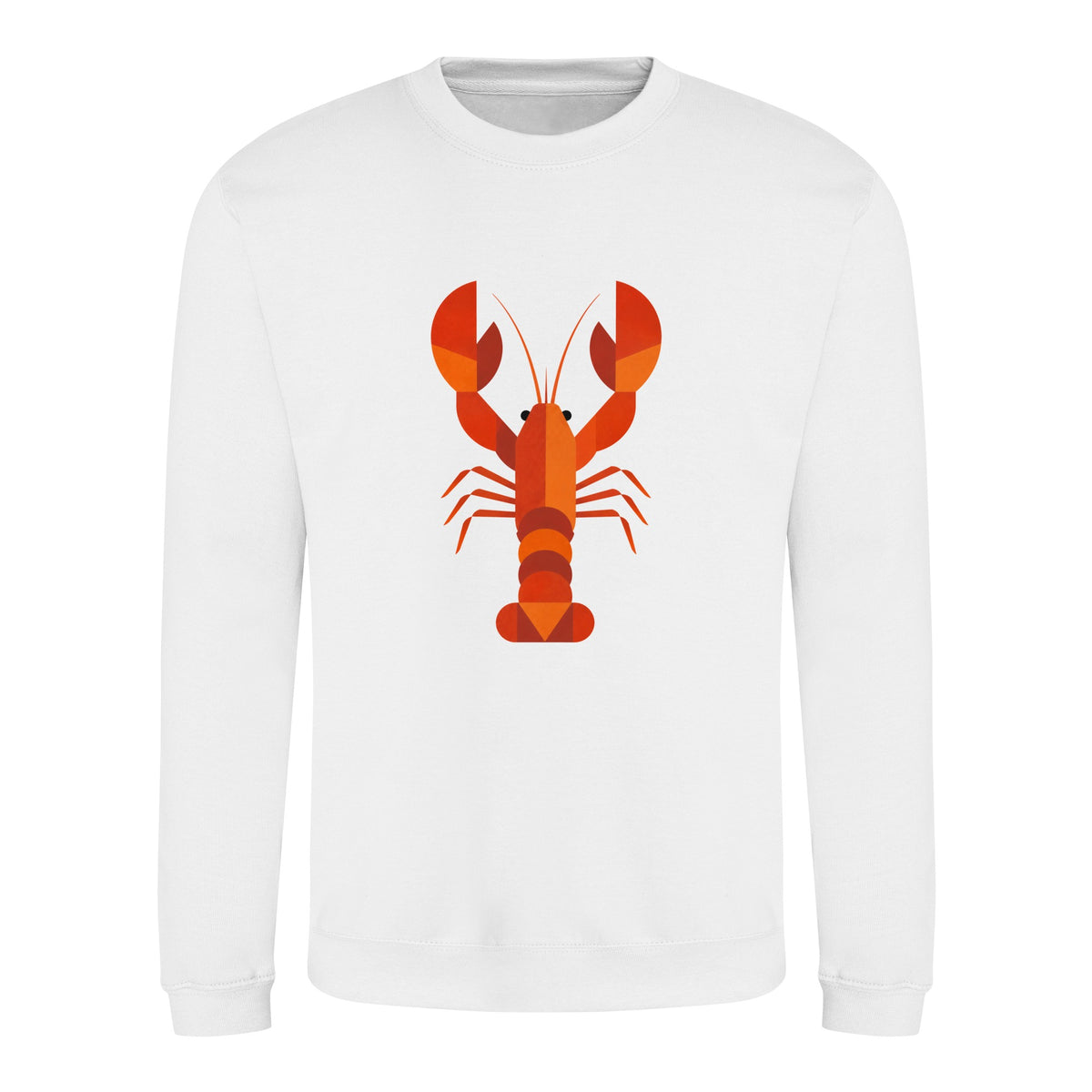 Scarlet Lobster Adult Sweatshirt - Prism Kingdom Arctic White colour variant image