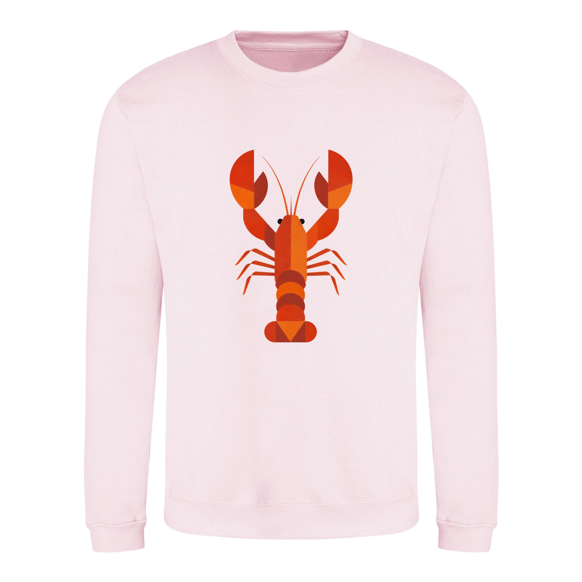Scarlet Lobster Adult Sweatshirt - Prism Kingdom Baby Pink colour variant image