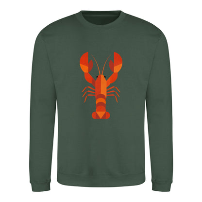 Scarlet Lobster Adult Sweatshirt - Prism Kingdom Bottle Green colour variant image