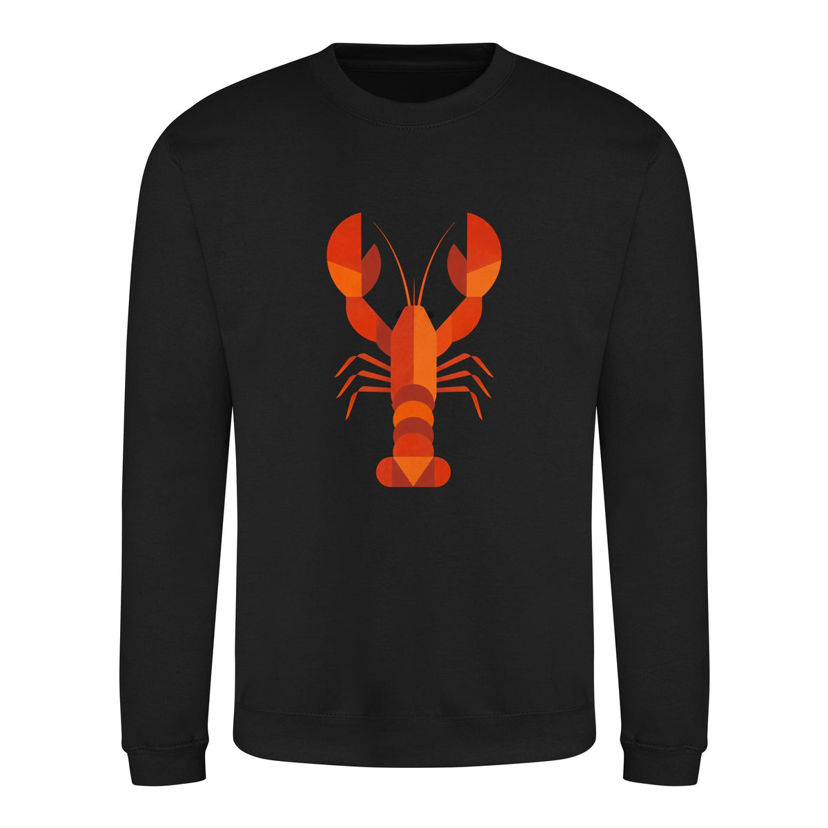 Scarlet Lobster Adult Sweatshirt - Prism Kingdom Deep Black colour variant image