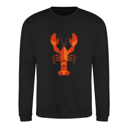 Scarlet Lobster Adult Sweatshirt - Prism Kingdom Deep Black colour variant image