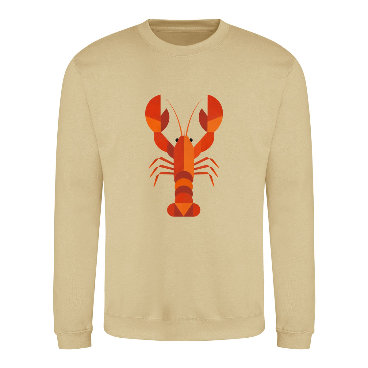 Scarlet Lobster Adult Sweatshirt - Prism Kingdom Desert Sand colour variant image
