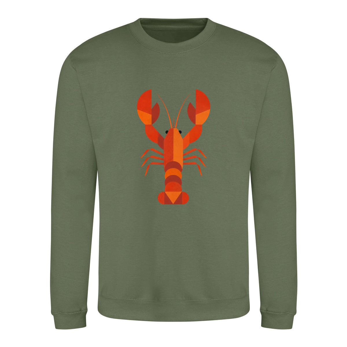 Scarlet Lobster Adult Sweatshirt - Prism Kingdom Earthy Green colour variant image