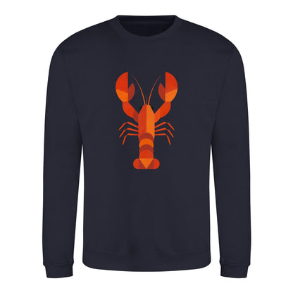 Scarlet Lobster Adult Sweatshirt - Prism Kingdom French Navy colour variant image