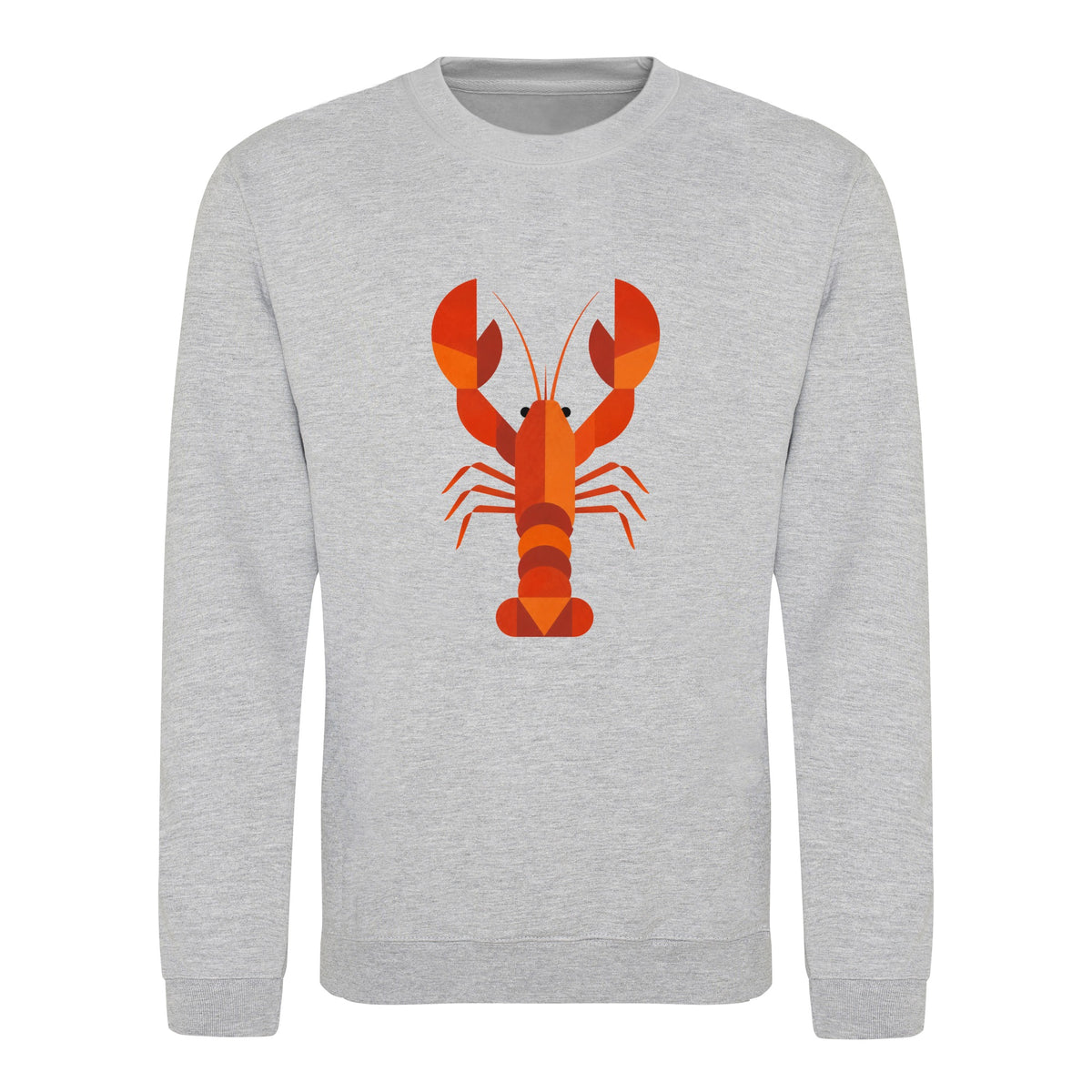 Scarlet Lobster Adult Sweatshirt - Prism Kingdom Heather Grey colour variant image
