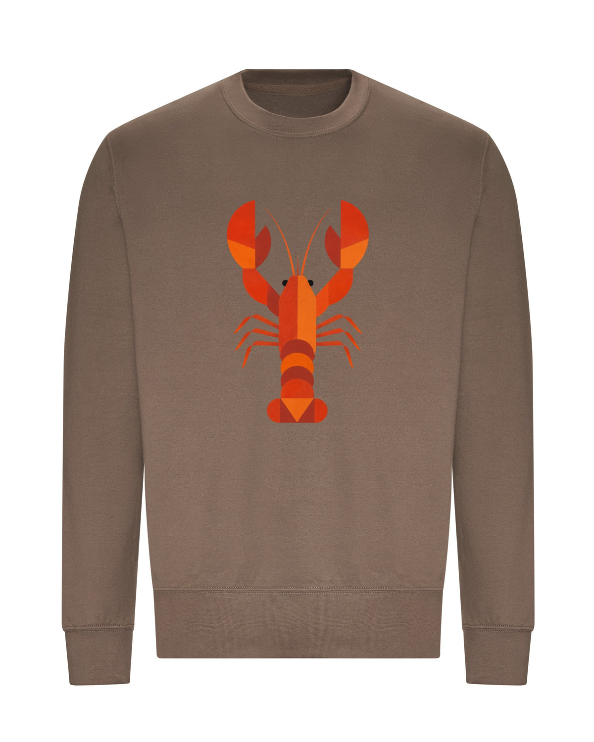 Scarlet Lobster Adult Sweatshirt - Prism Kingdom Mocha Brown colour variant image