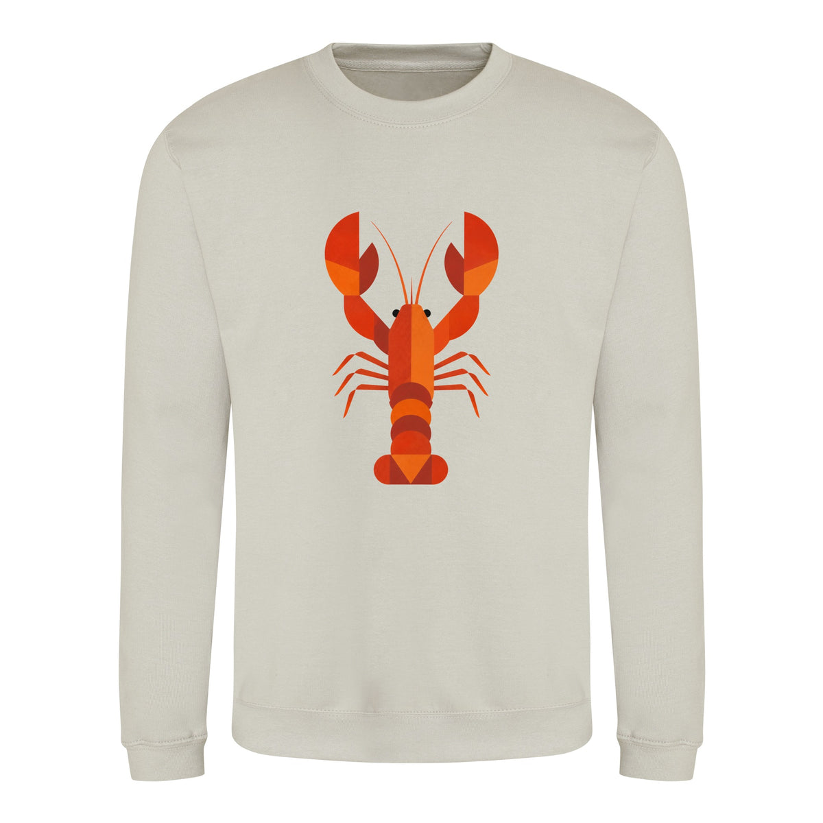Scarlet Lobster Adult Sweatshirt - Prism Kingdom Natural Stone colour variant image