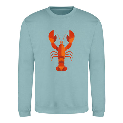 Scarlet Lobster Adult Sweatshirt - Prism Kingdom Seafoam colour variant image