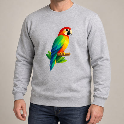 Radiant Macaw Adult Sweatshirt - Prism Kingdom lead image