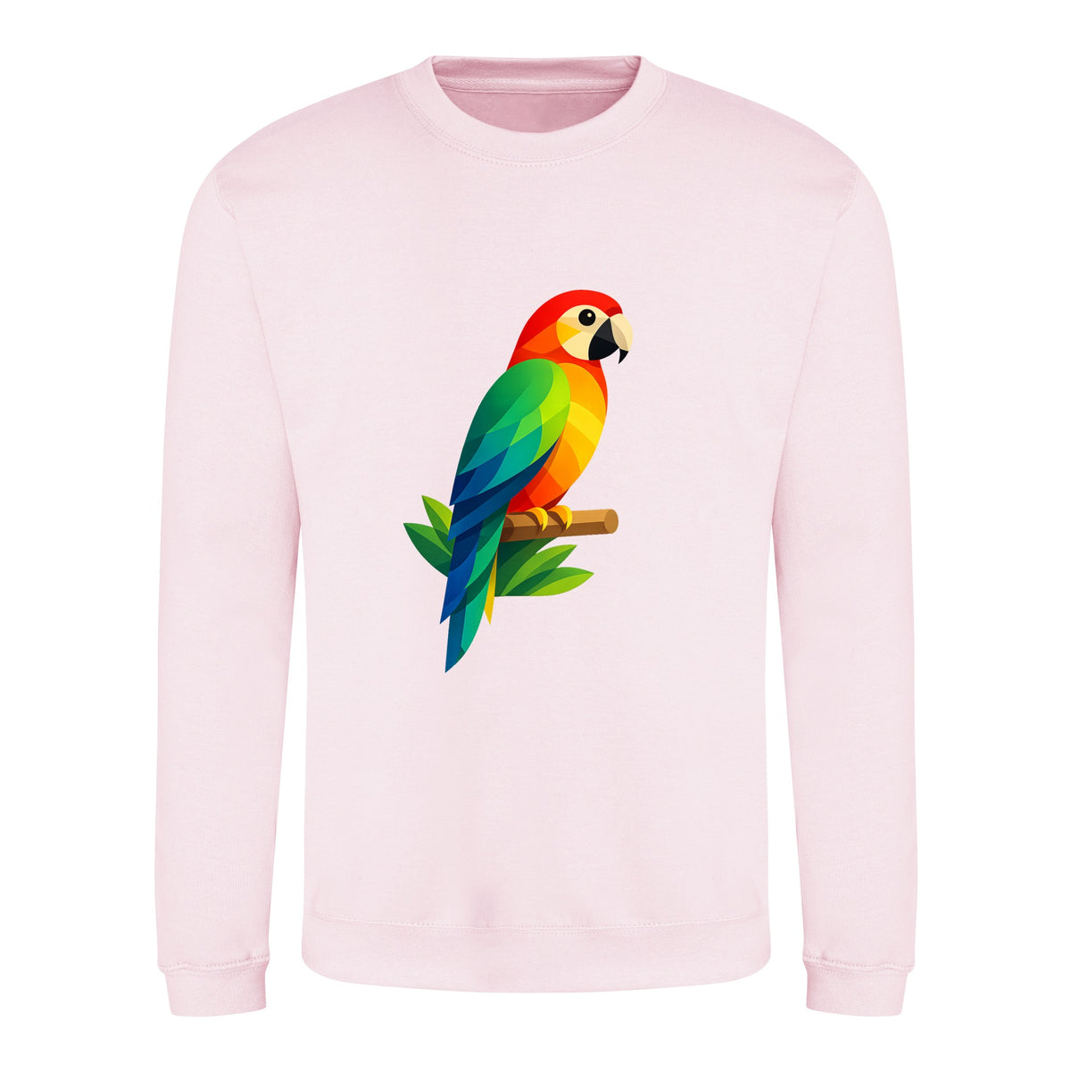 Radiant Macaw Adult Sweatshirt - Prism Kingdom Baby Pink colour variant image