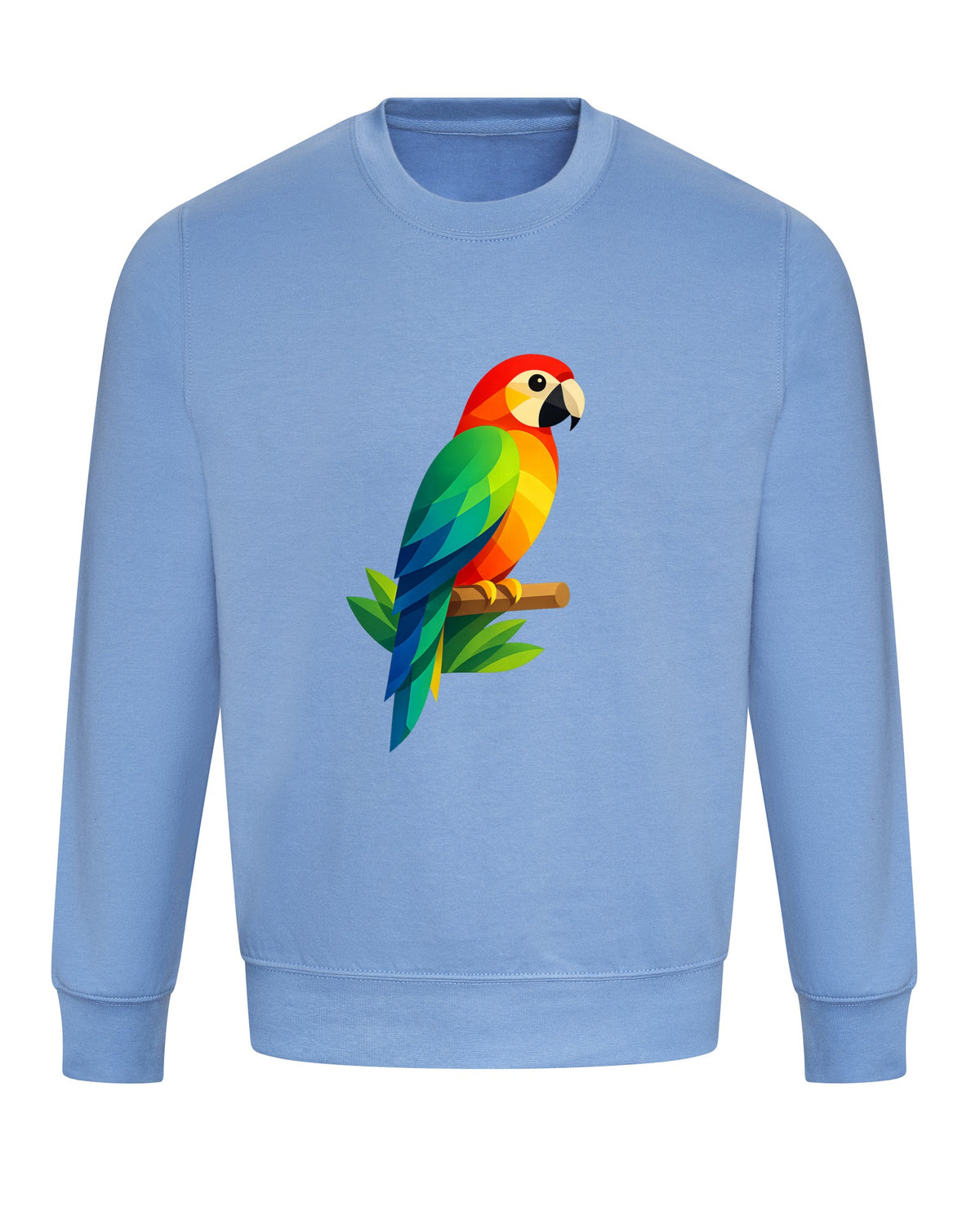 Radiant Macaw Adult Sweatshirt - Prism Kingdom Cornflower Blue colour variant image
