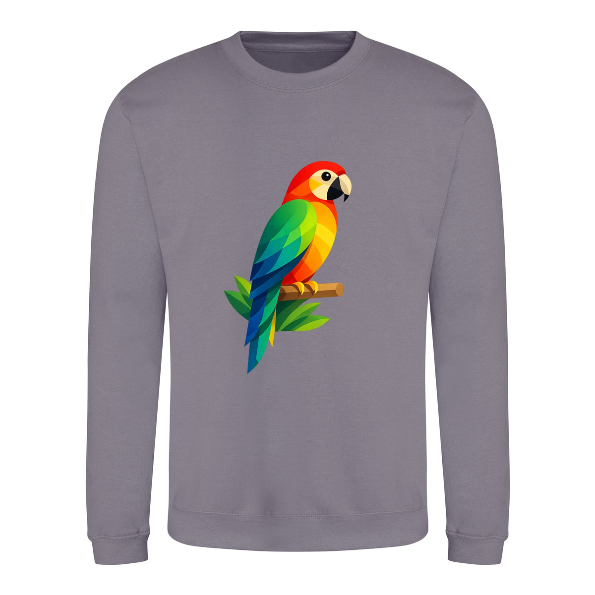 Radiant Macaw Adult Sweatshirt - Prism Kingdom Dusty Lilac colour variant image