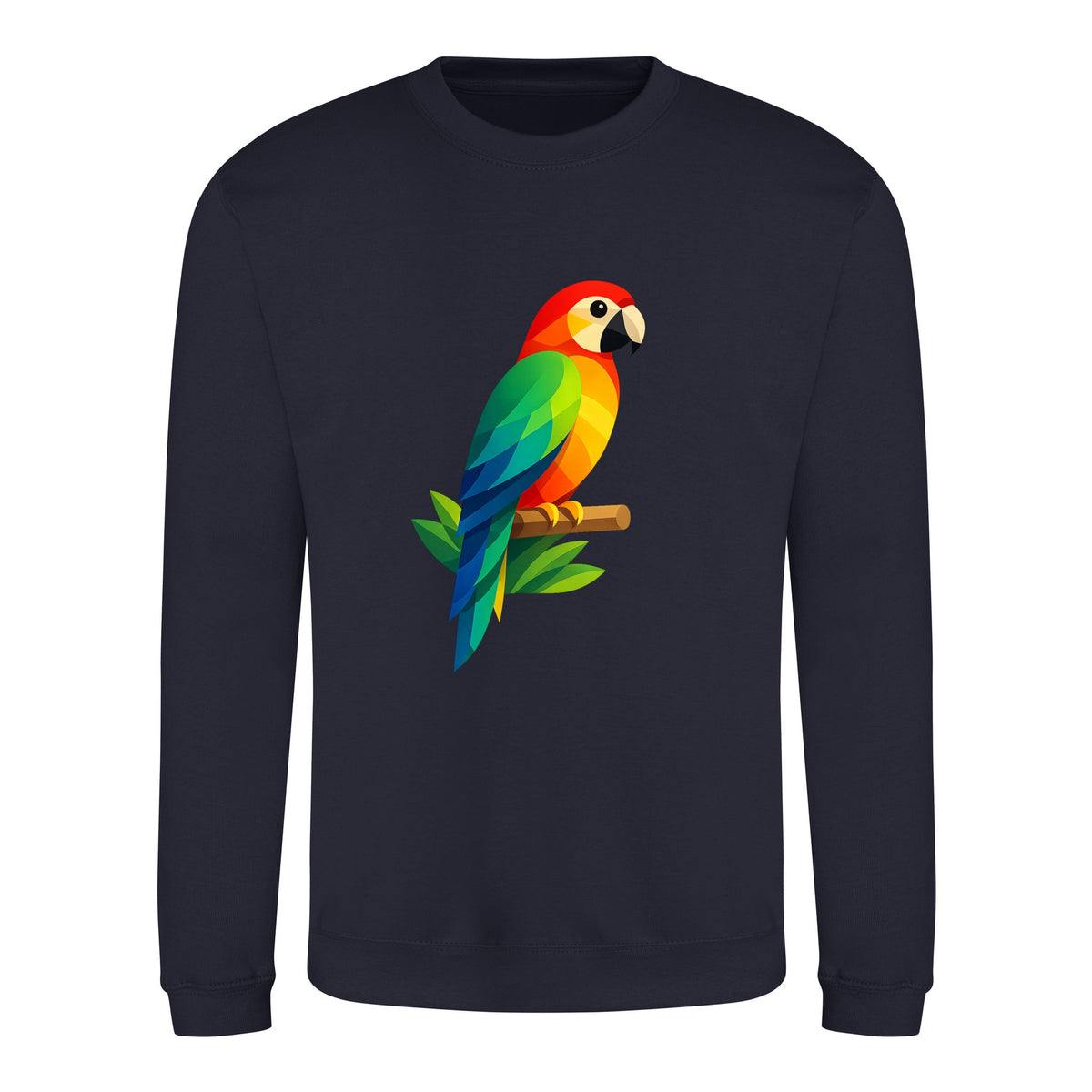 Radiant Macaw Adult Sweatshirt - Prism Kingdom French Navy colour variant image