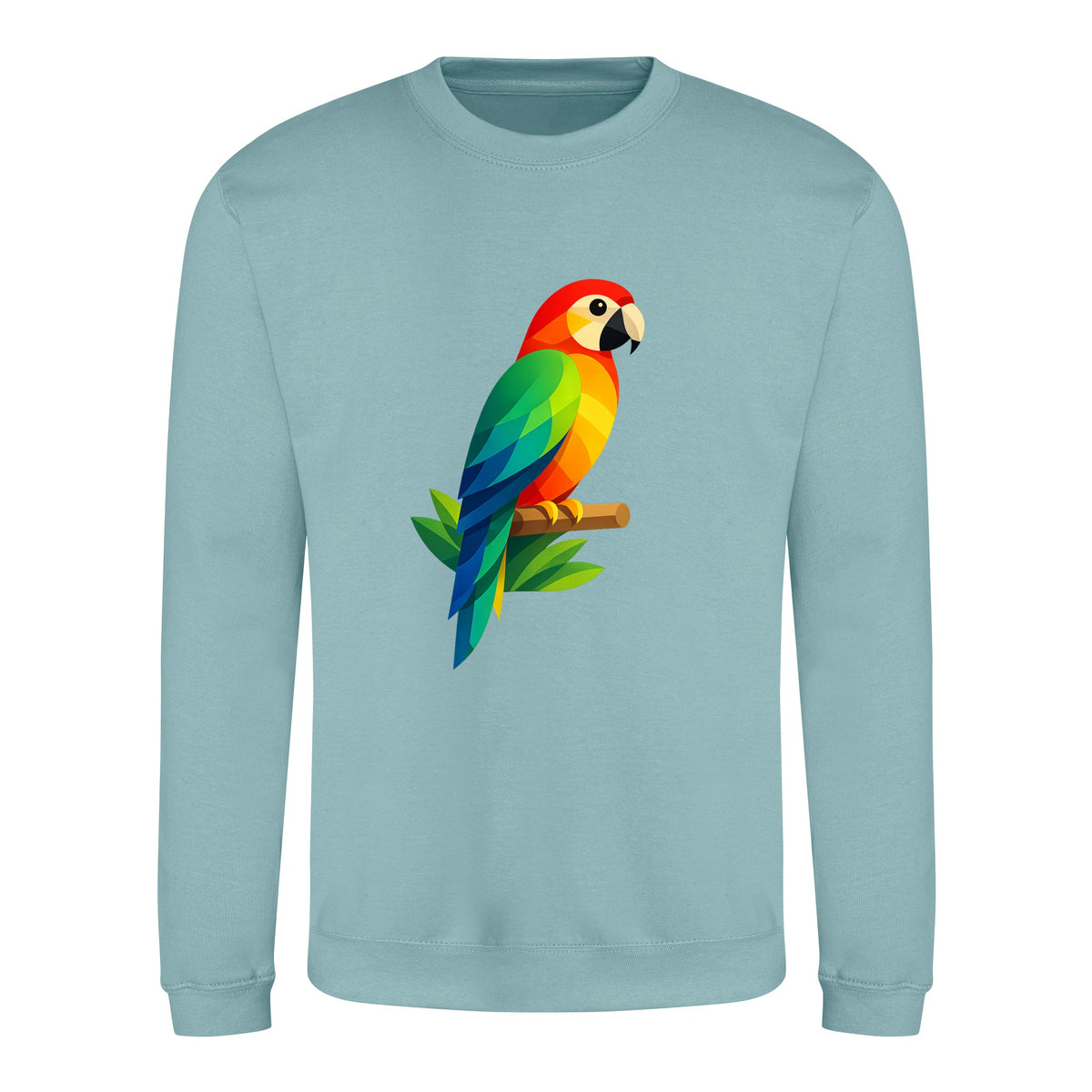 Radiant Macaw Adult Sweatshirt - Prism Kingdom Seafoam colour variant image