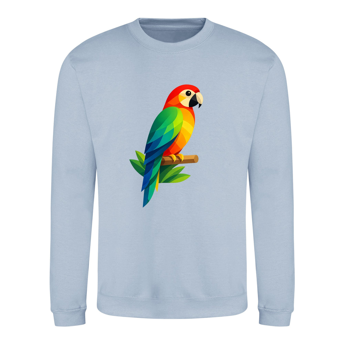 Radiant Macaw Adult Sweatshirt - Prism Kingdom Sky Blue colour variant image