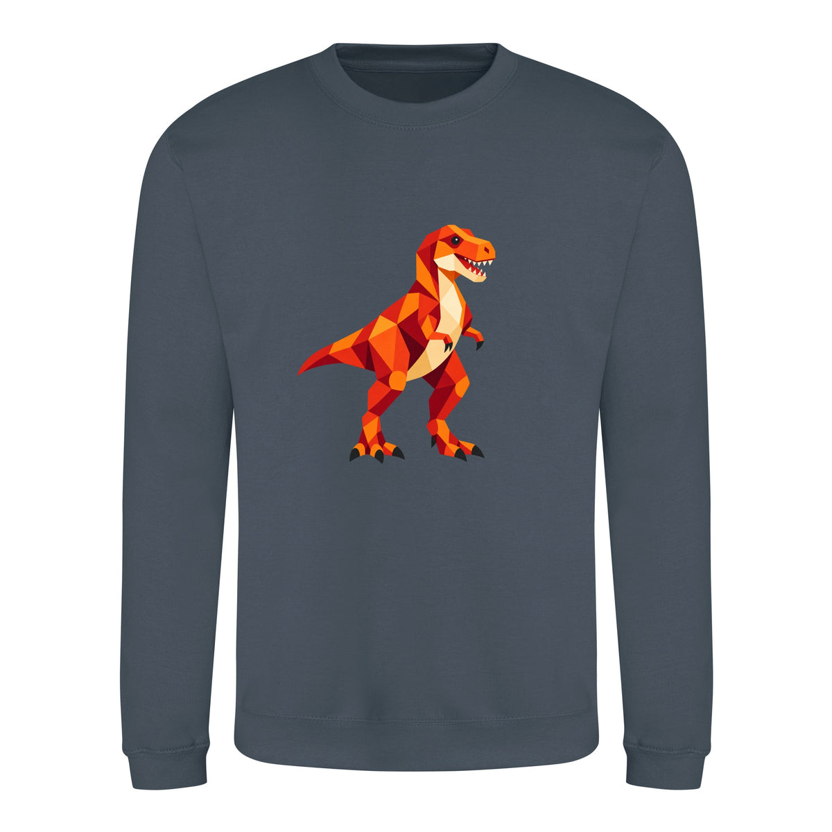 T-Rex Territory Adult Sweatshirt - Prism Kingdom Airforce Blue colour variant image