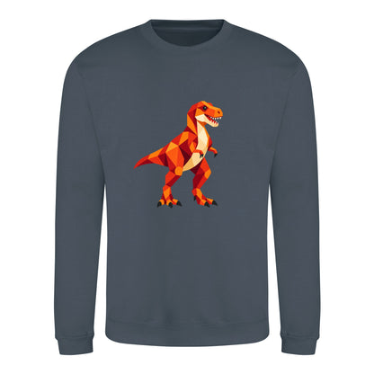 T-Rex Territory Adult Sweatshirt - Prism Kingdom Airforce Blue colour variant image