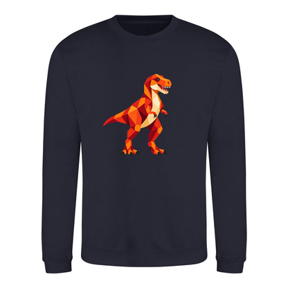 T-Rex Territory Adult Sweatshirt - Prism Kingdom French Navy colour variant image