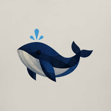 Whale in Blue Adult Sweatshirt - Prism Kingdom gallery image 2