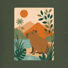 Capybara Oasis Adult Sweatshirt - Wild Horizons gallery image 2