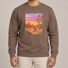 Kangaroo at Dusk Adult Sweatshirt - Wild Horizons lead image