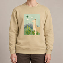 Llama in the Highlands Adult Sweatshirt - Wild Horizons lead image