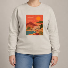 Oryx at the Waterhole Adult Sweatshirt - Wild Horizons lead image